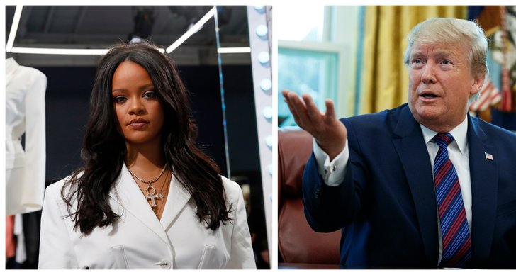 Rihanna, Donald Trump, USA